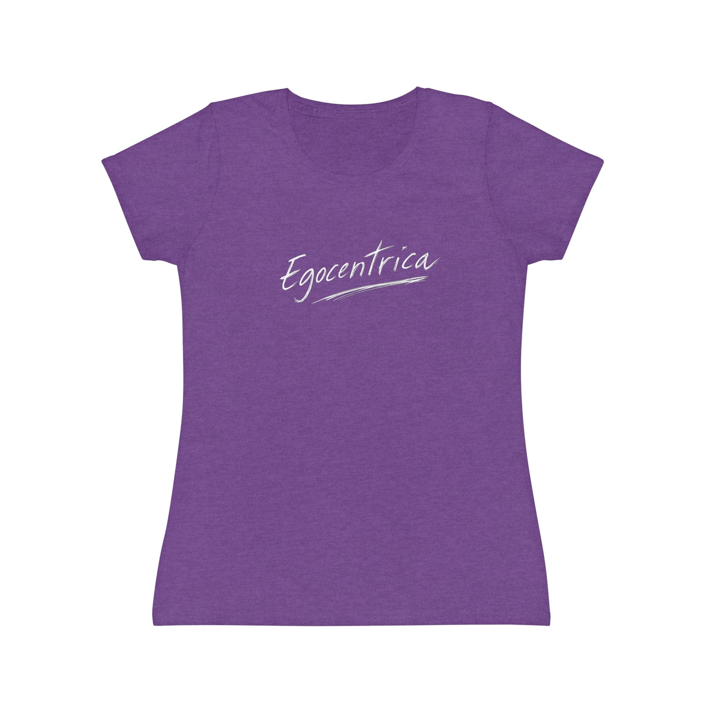T-Shirt Donna “Egocentrica” Slim Fit in Cotone