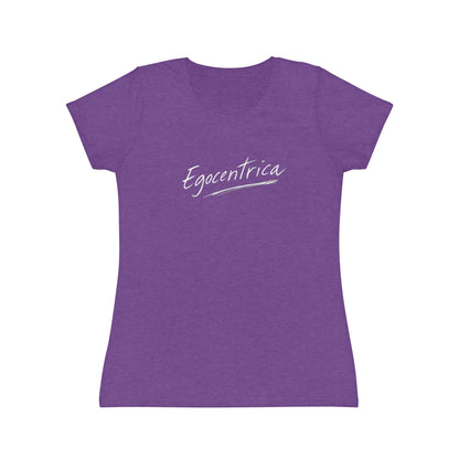 T-Shirt Donna “Egocentrica” Slim Fit in Cotone