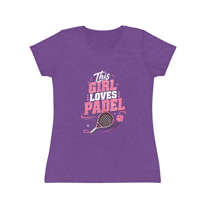 Maglietta Donna Padel Vintage | T-Shirt Sportiva Slim Fit