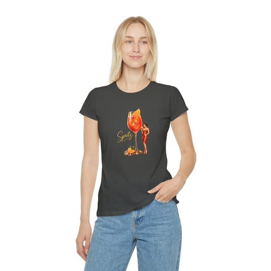 T-shirt donna Aperol Spritz – Maglietta estiva retrò con grafica cocktail vintage