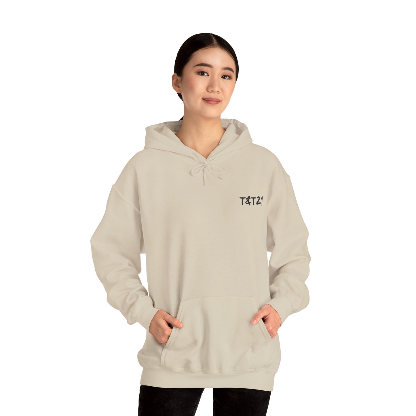 Felpa Unisex con cappuccio e stampa esclusiva T&t21 Anime