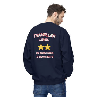 Felpa Unisex con stampa esclusiva T&t21 Traveller 20