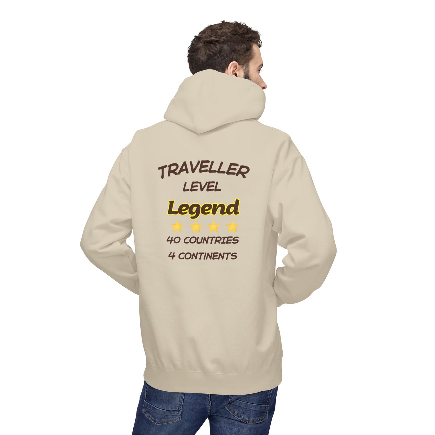 Felpa Unisex con cappuccio e stampa esclusiva T&t21 Legend