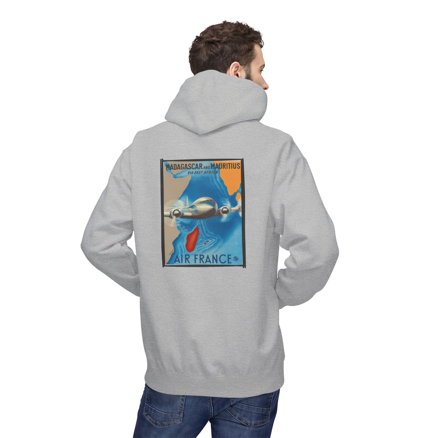 Felpa Unisex con cappuccio e stampa esclusiva T&t21 Fly