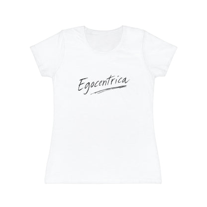 T-Shirt Donna “Egocentrica” Slim Fit in Cotone