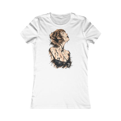Women's Favorite Tee – Artistic Woman Portrait T-Shirt