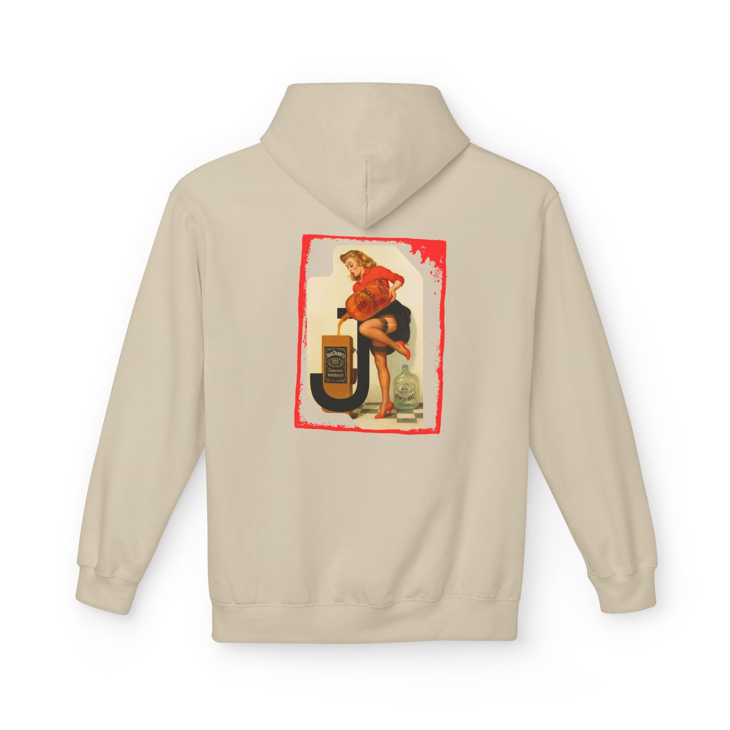 Felpa Unisex con cappuccio e stampa esclusiva T&t21 Jack