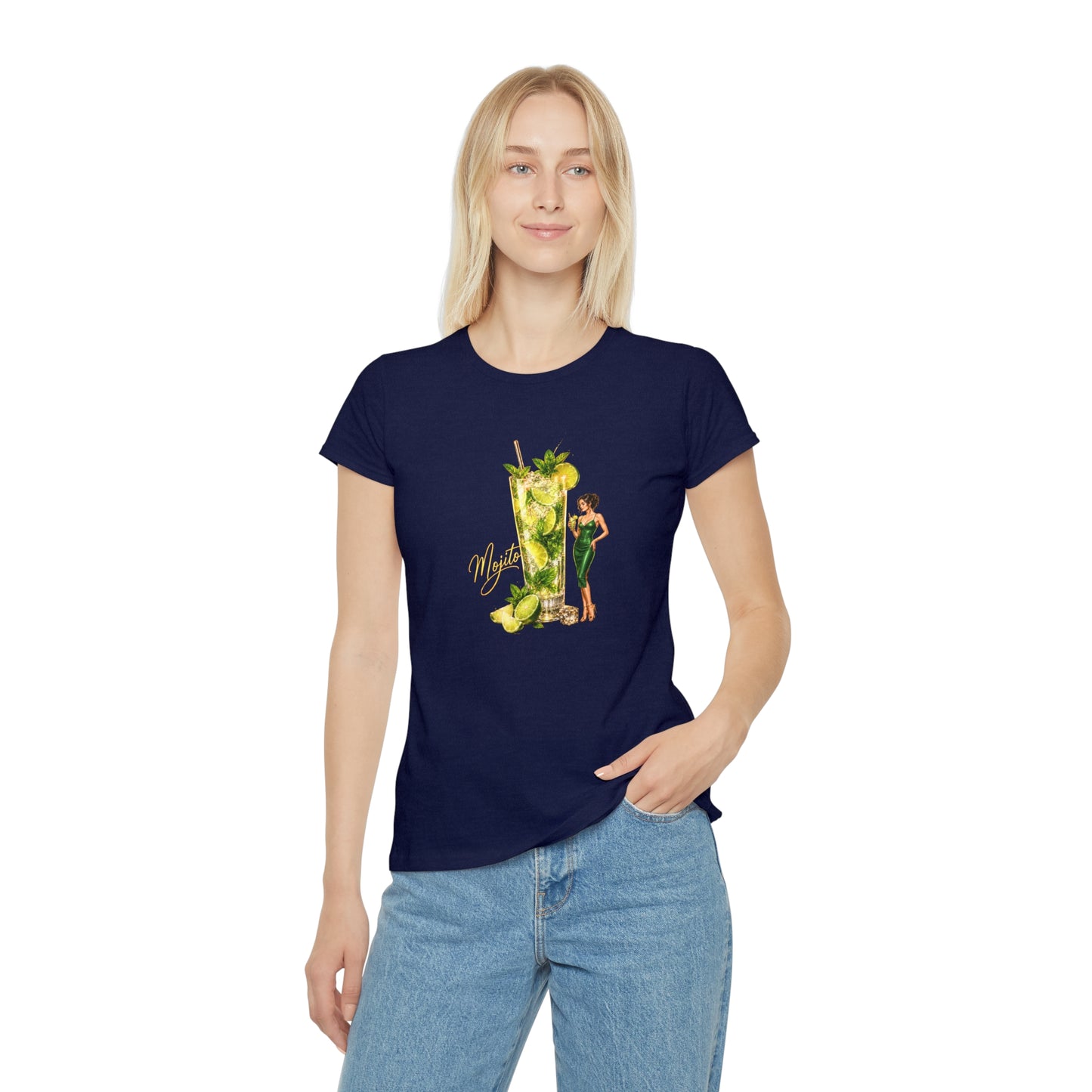 T-shirt donna Mojito Cocktail – Maglietta estiva retrò con grafica vintage
