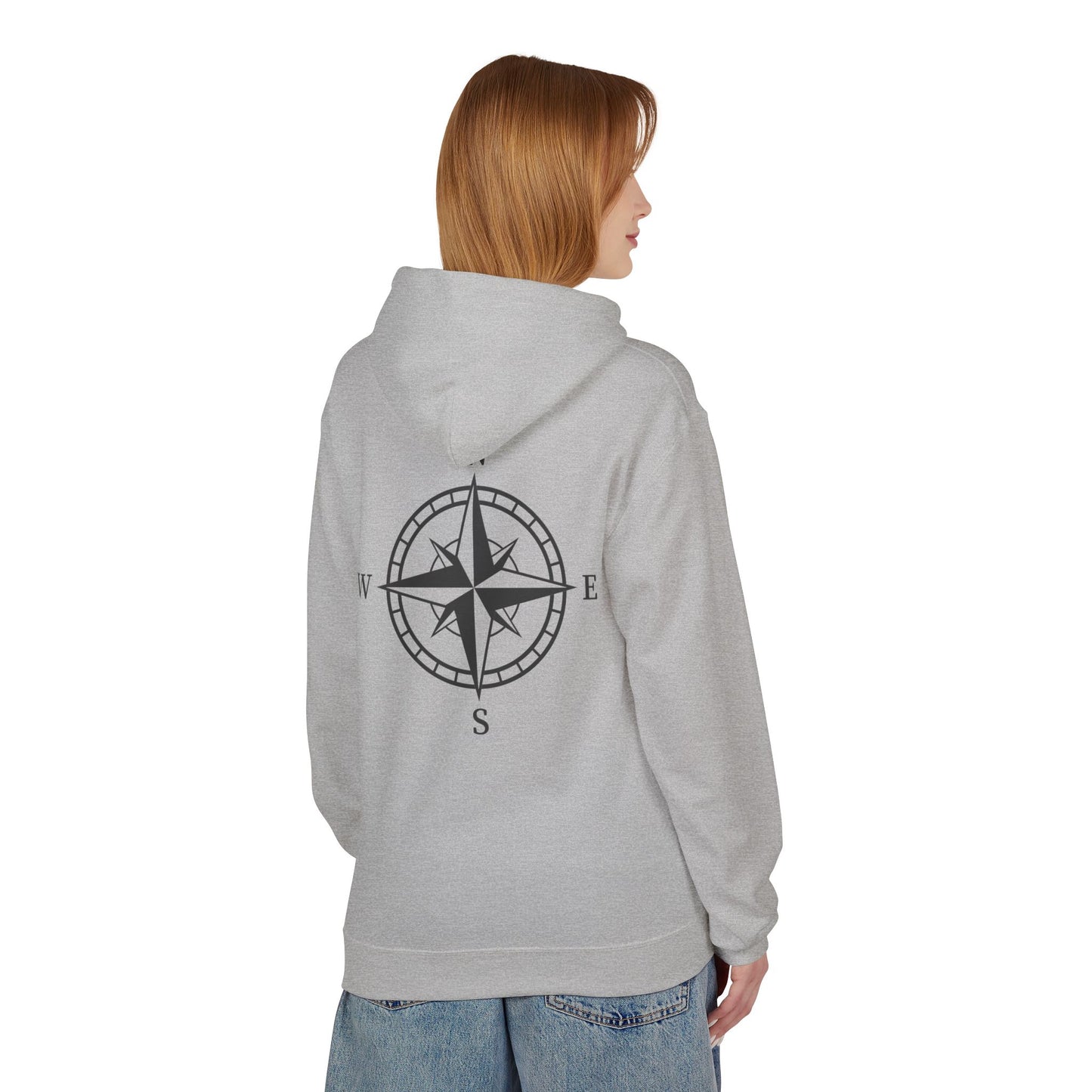 Felpa Unisex con cappuccio e stampa esclusiva T&t21 North