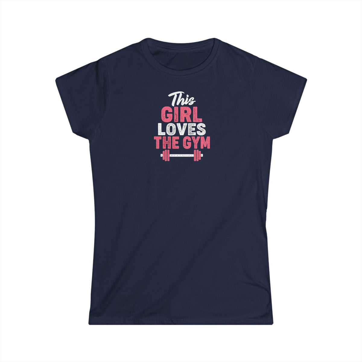 This Girl Loves the Gym Women's T-Shirt — Workout Tee for Gym Girls