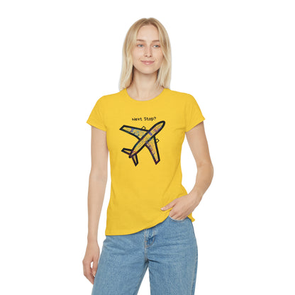 T-shirt Donna Slim Next Stop?