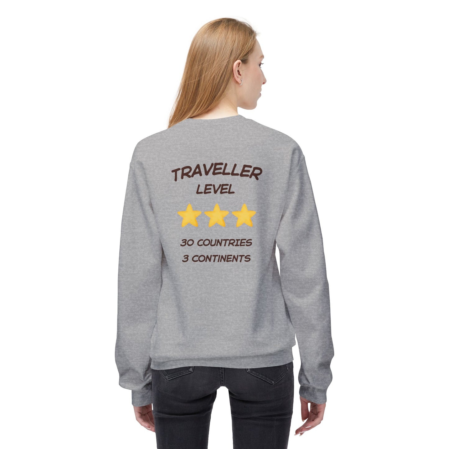 Felpa Unisex con stampa esclusiva T&t21 Traveller