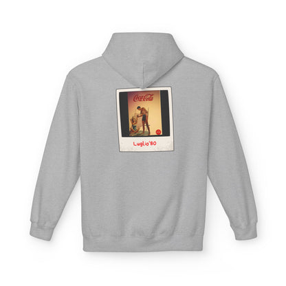 Felpa Unisex con cappuccio e stampa esclusiva T&t21 Estate '80