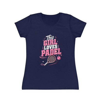 Maglietta Donna Padel Vintage | T-Shirt Sportiva Slim Fit