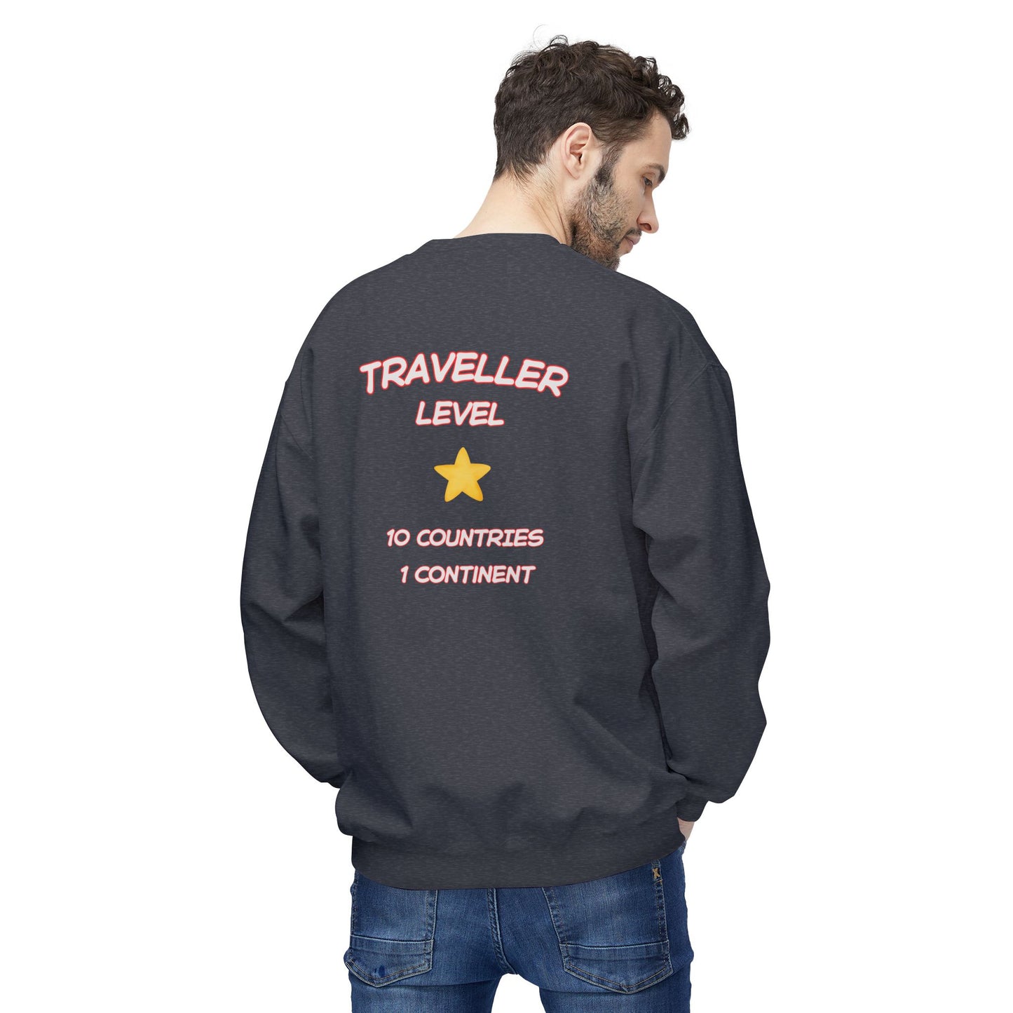 Felpa Unisex con stampa esclusiva T&t21 traveller 10