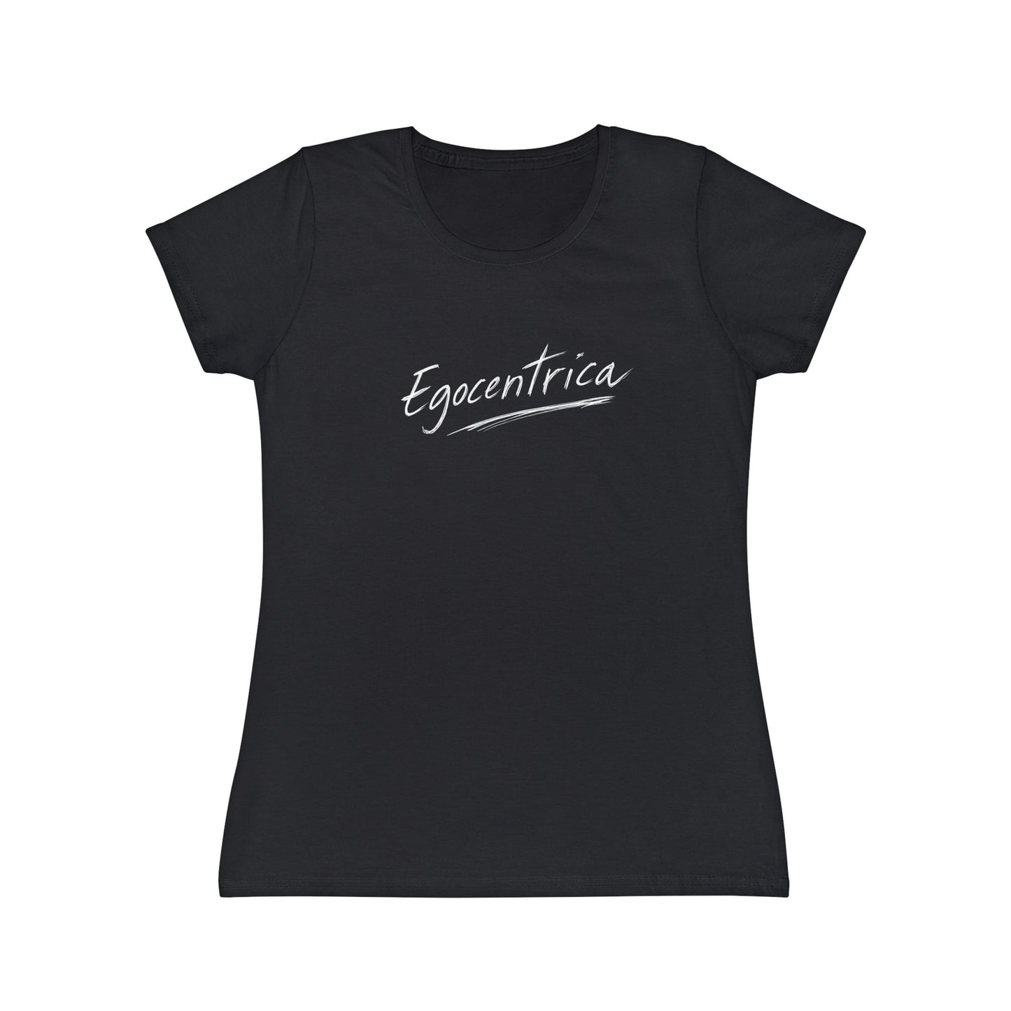 T-Shirt Donna “Egocentrica” Slim Fit in Cotone