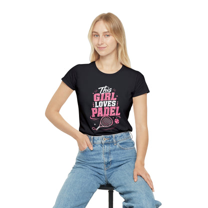 Maglietta Donna Padel Vintage | T-Shirt Sportiva Slim Fit
