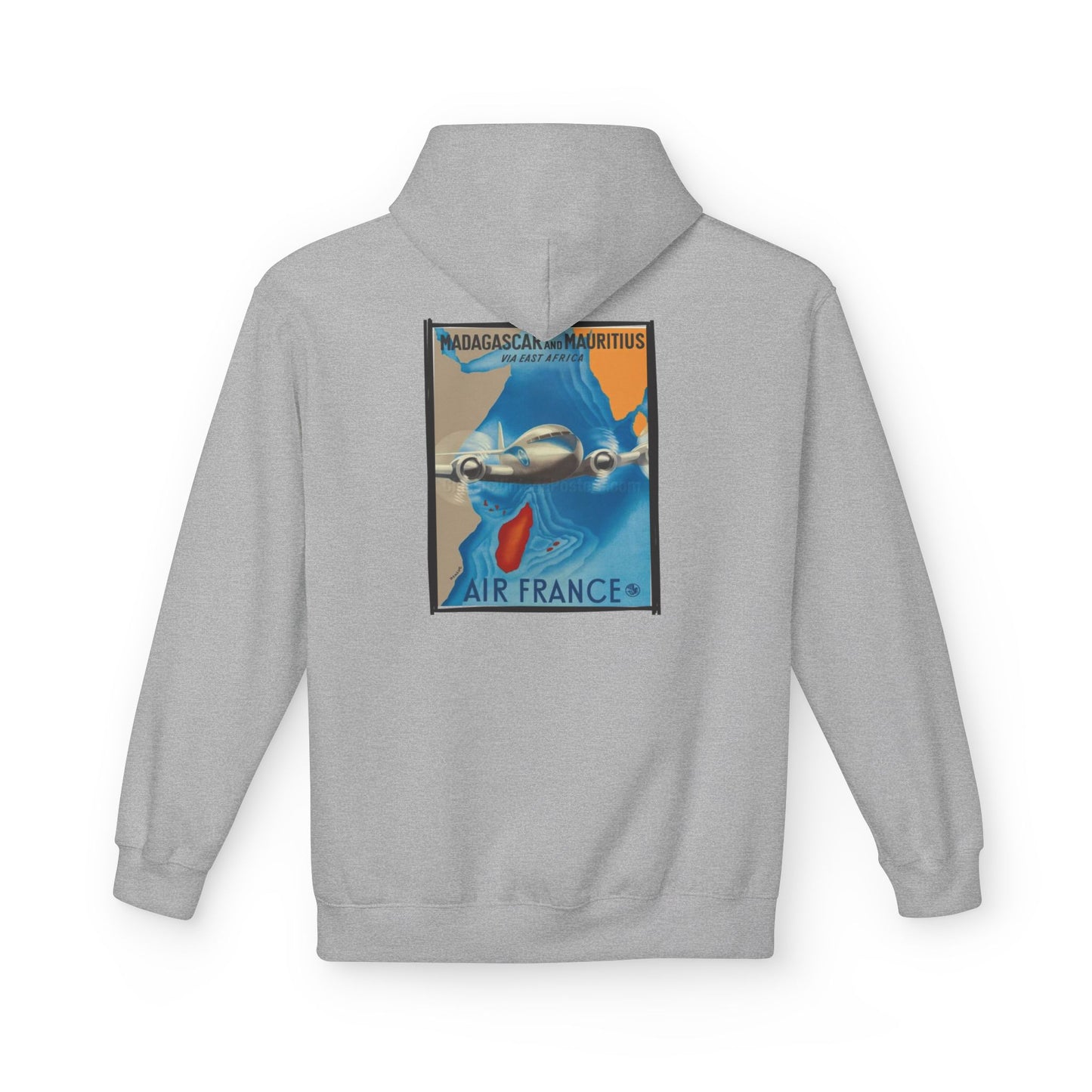 Felpa Unisex con cappuccio e stampa esclusiva T&t21 Fly