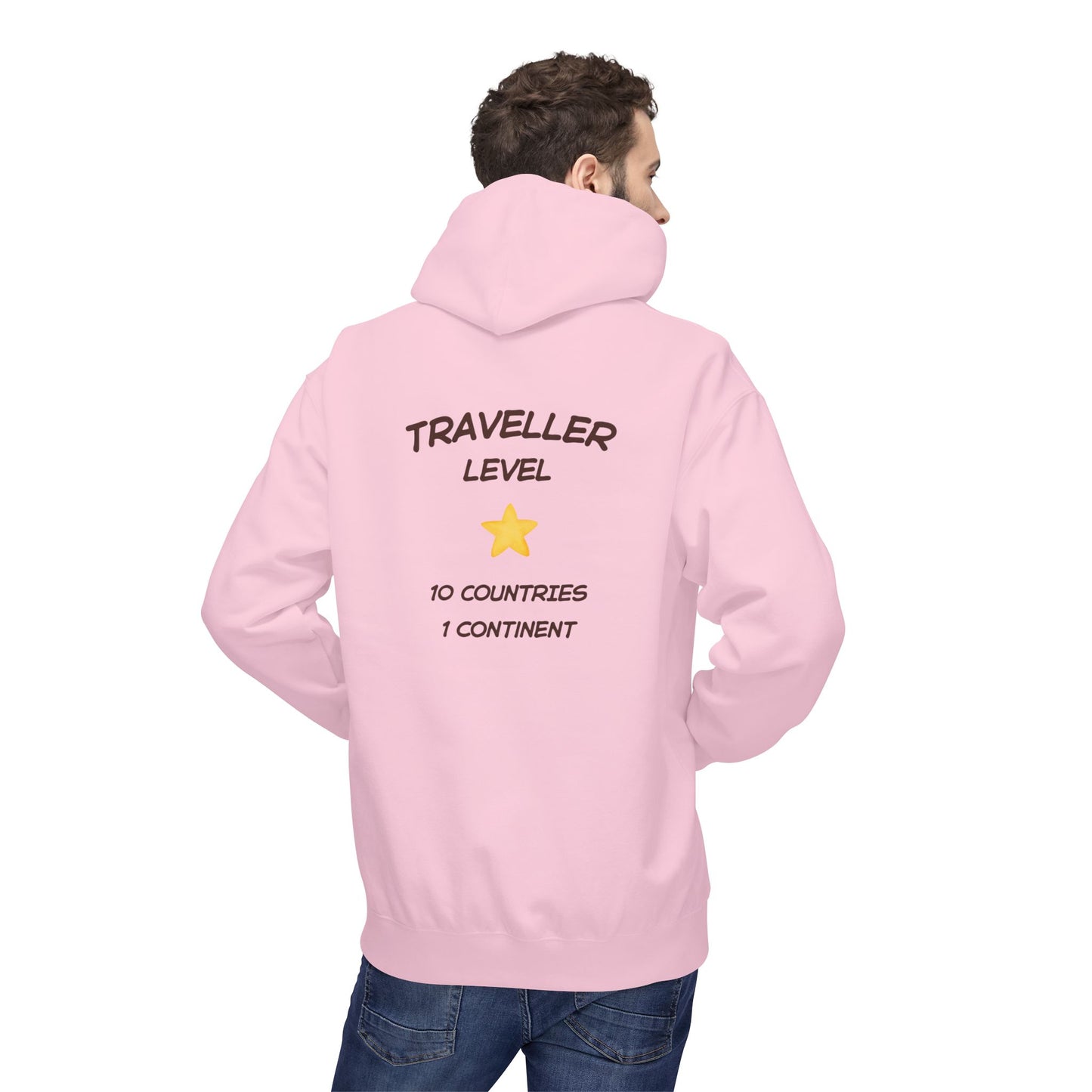 Felpa Unisex con cappuccio e stampa esclusiva T&t21 Traveller 10