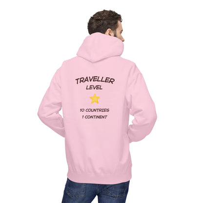 Felpa Unisex con cappuccio e stampa esclusiva T&t21 Traveller 10