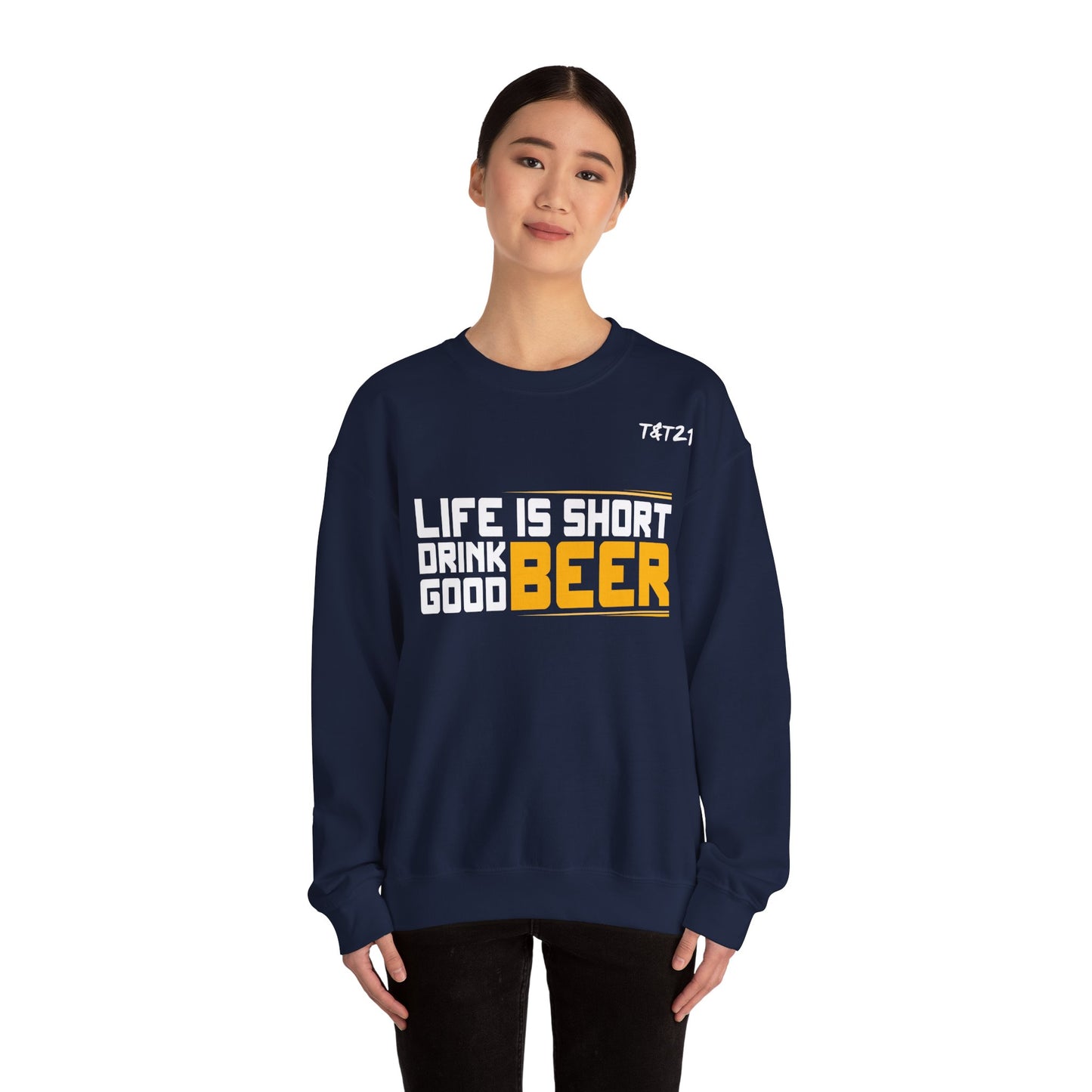 Felpa Unisex con cappuccio e stampa esclusiva T&t21 Beer