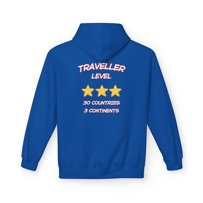 Felpa Unisex con cappuccio e stampa esclusiva T&t21 Traveller 30