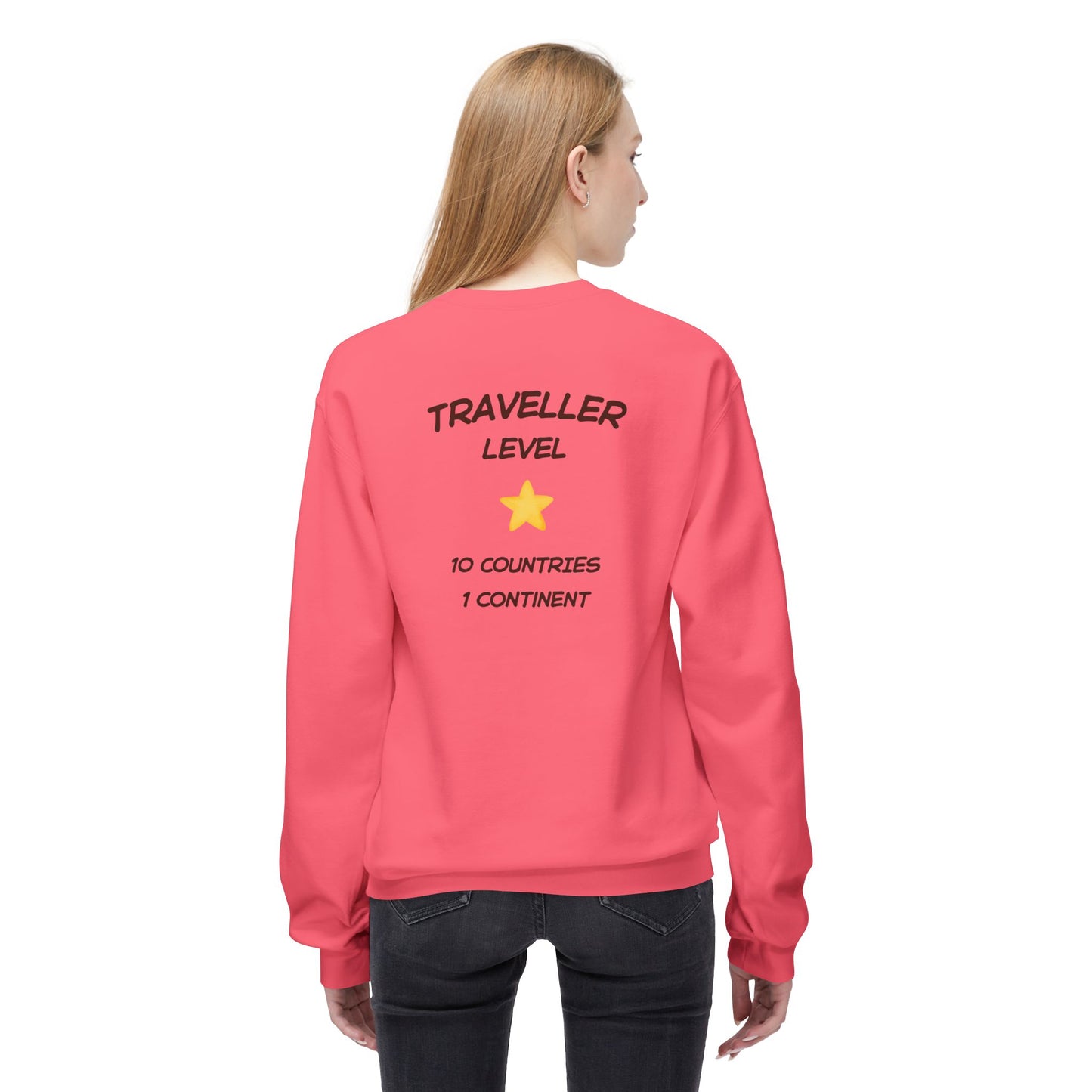 Felpa Unisex con stampa esclusiva T&t21 Traveller