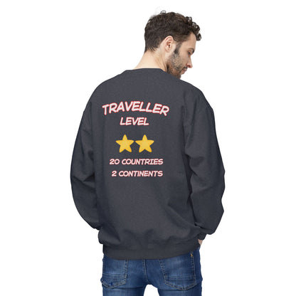 Felpa Unisex con stampa esclusiva T&t21 Traveller 20