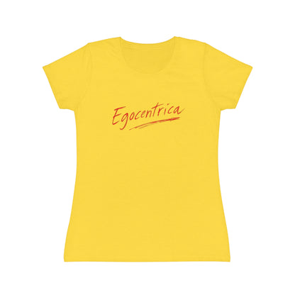 T-Shirt Donna “Egocentrica” Slim Fit in Cotone