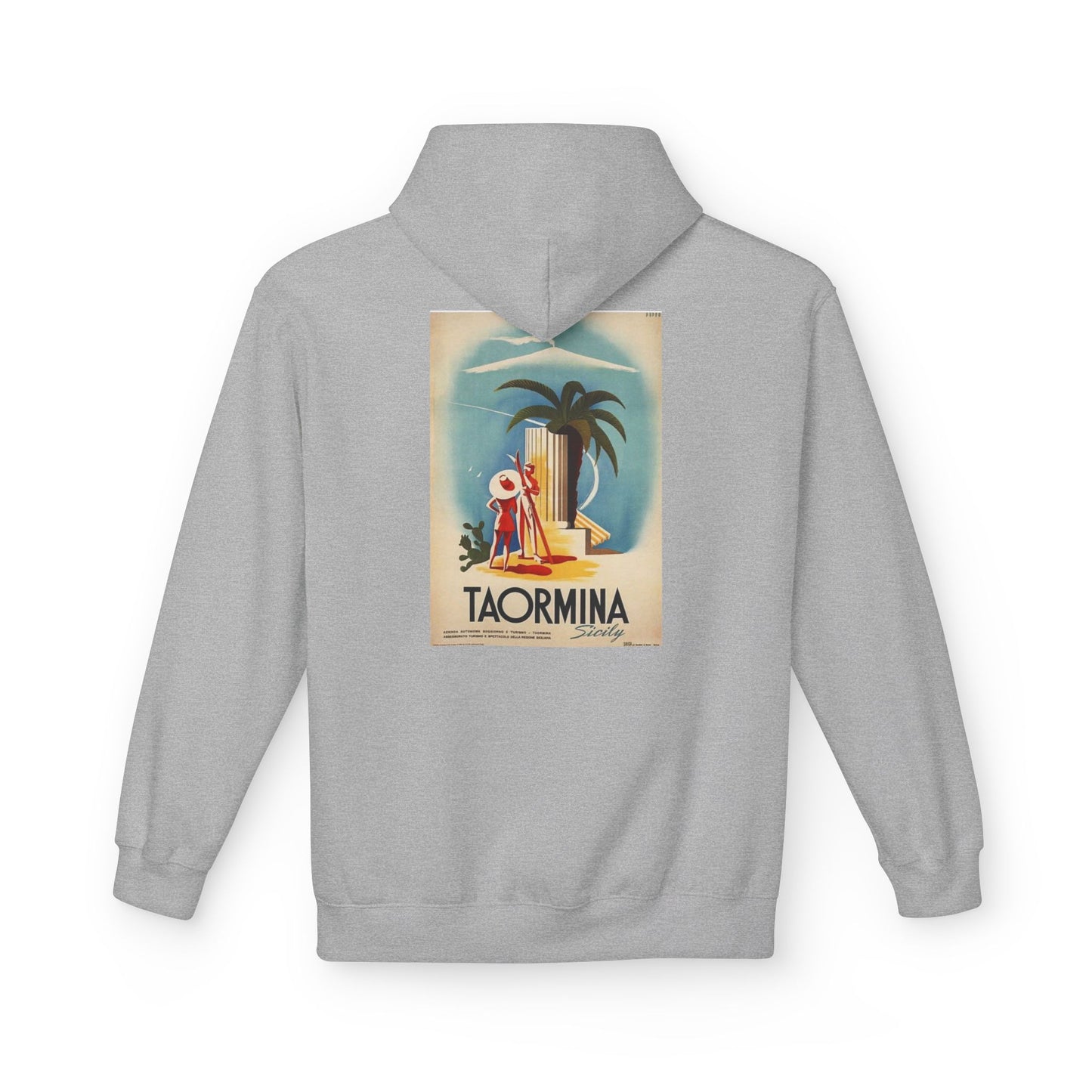 Felpa Unisex con cappuccio e stampa esclusiva T&t21 Taormina