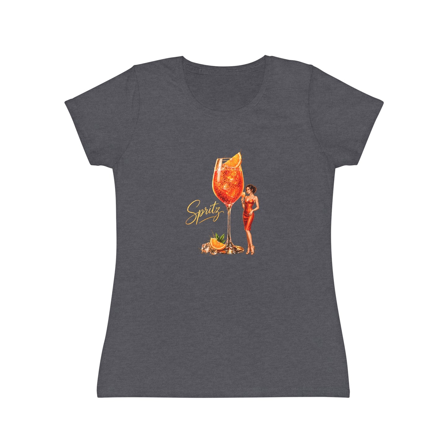 T-shirt donna Aperol Spritz – Maglietta estiva retrò con grafica cocktail vintage