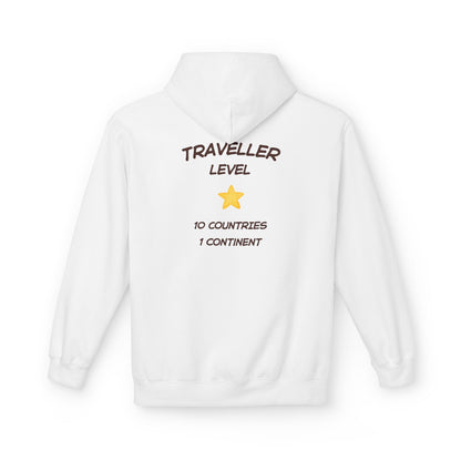 Felpa Unisex con cappuccio e stampa esclusiva T&t21 Traveller 10