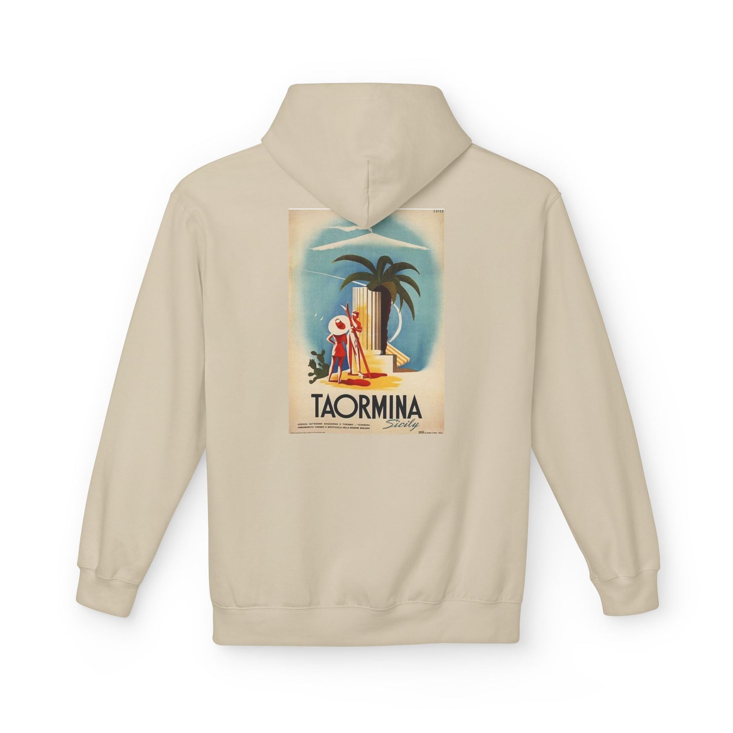 Felpa Unisex con cappuccio e stampa esclusiva T&t21 Taormina