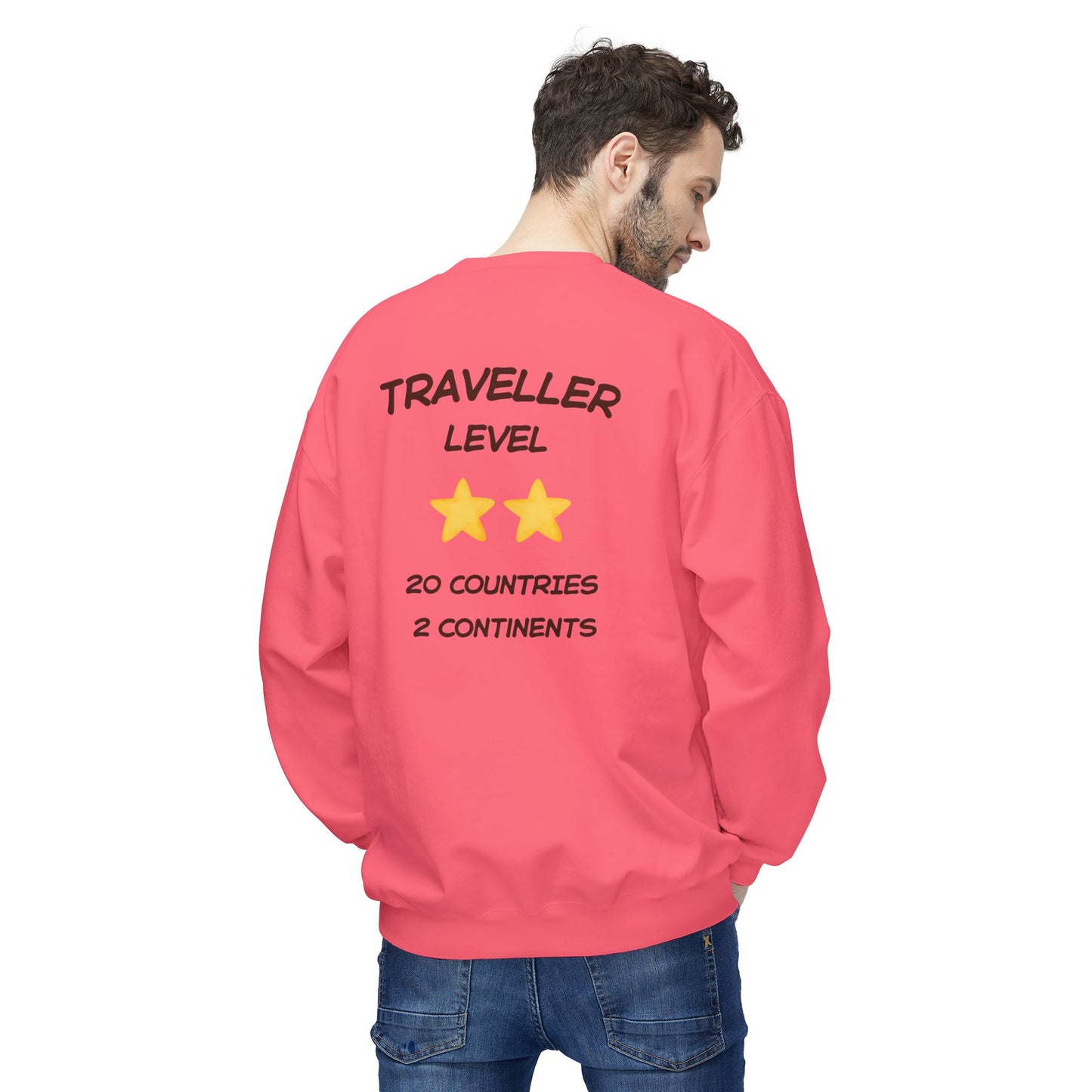 Felpa Unisex con stampa esclusiva T&t21 Traveller 20