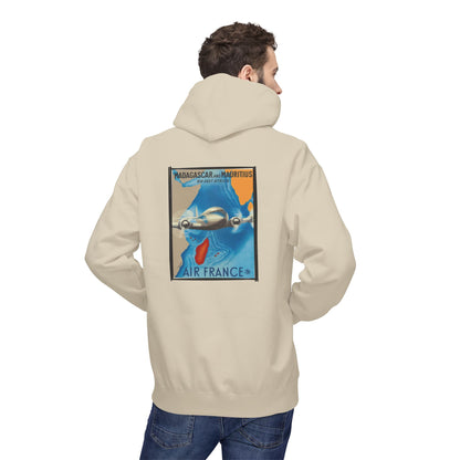 Felpa Unisex con cappuccio e stampa esclusiva T&t21 Fly