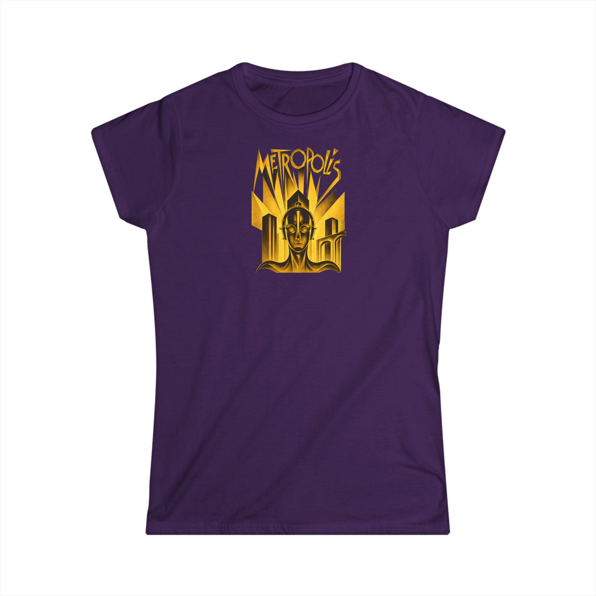 Metropolis Art Deco T-Shirt — Retro Robot Poster Tee