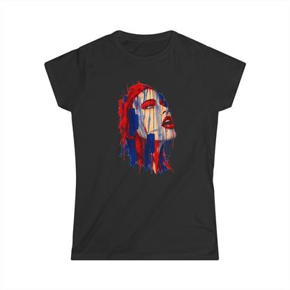 Women's Black Softstyle Tee — Classic Fitted Women's T-Shirt