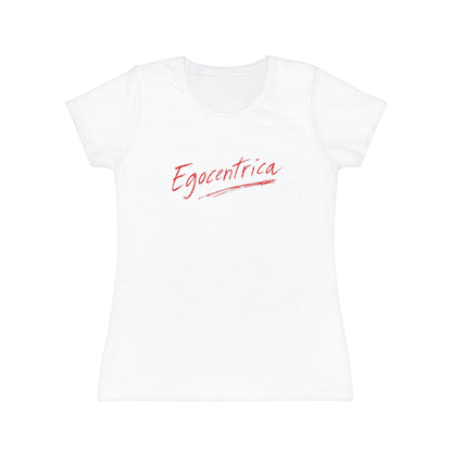 T-Shirt Donna “Egocentrica” Slim Fit in Cotone