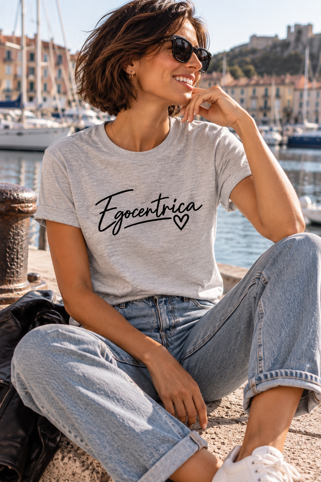 T-Shirt Donna EGOCENTRICA This&That21 indossata da modella