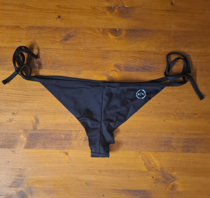 Slip bikini Armani Exchange nero vista posteriore