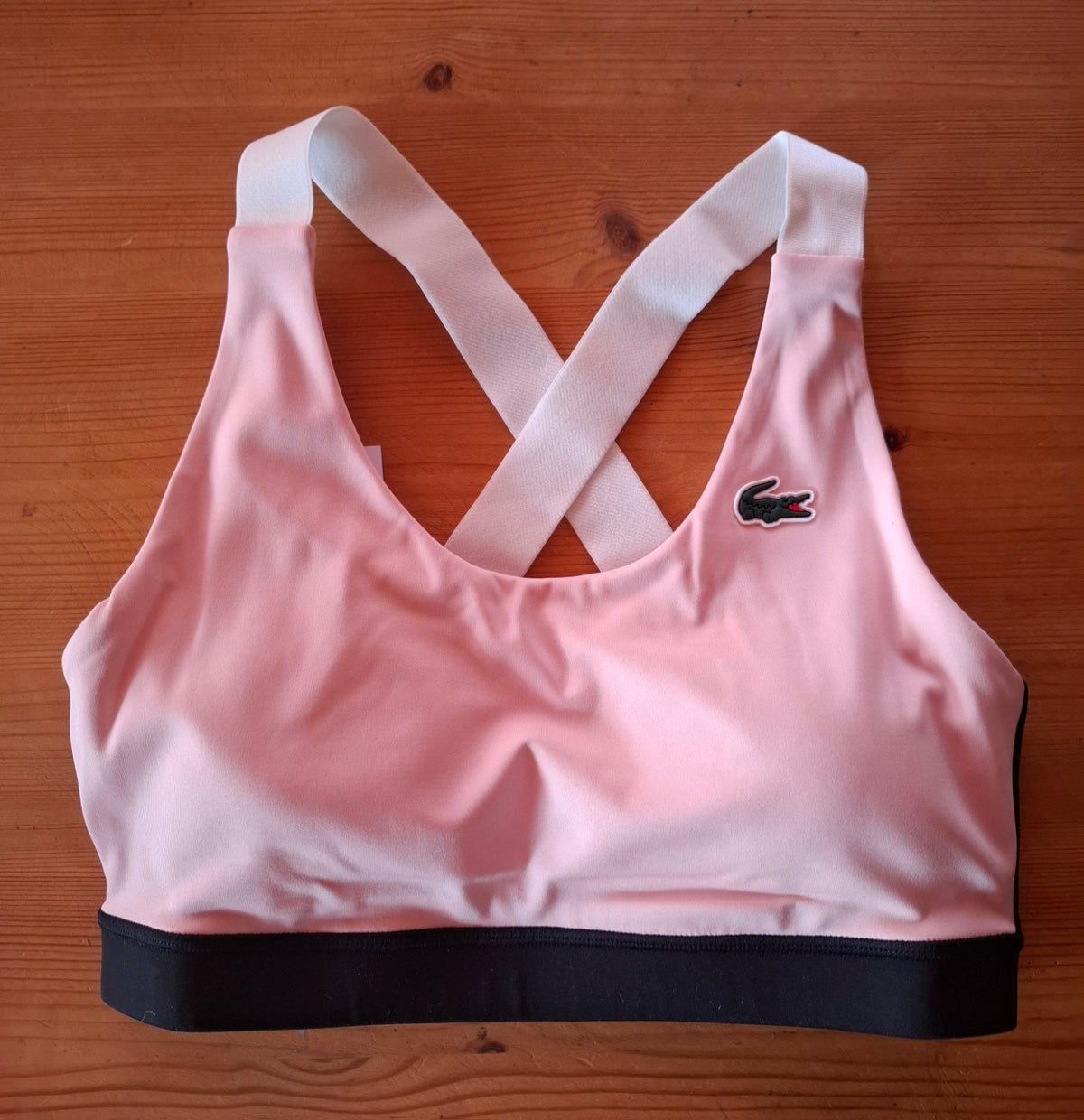 Lacoste Sport top sportivo donna rosa IF4923 vista frontale
