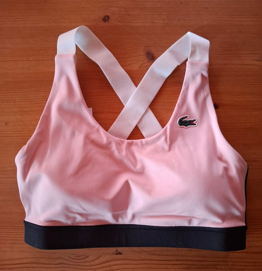 Lacoste Sport top sportivo donna rosa IF4923 vista frontale